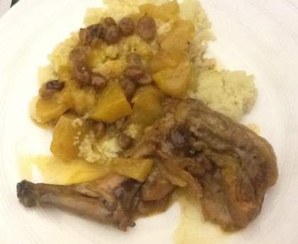 Lapin façon "Tajine" aux fruits secs
