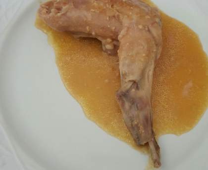 Lapin tout simple à la moutarde
