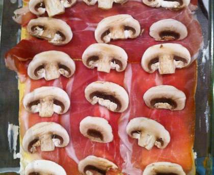 Lasagne d'automne au potiron et champignons