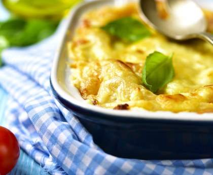 Lasagnes à la carbonara