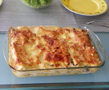 Lasagnes au confit de canard