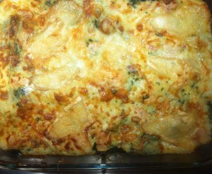 Lasagnes au poulet et aux épinards