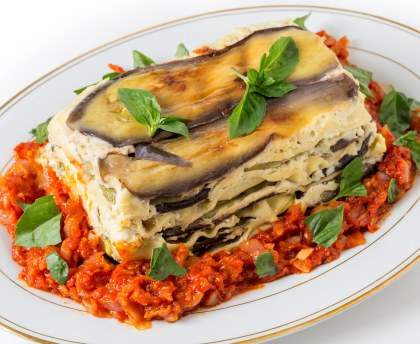 Lasagnes aux aubergines