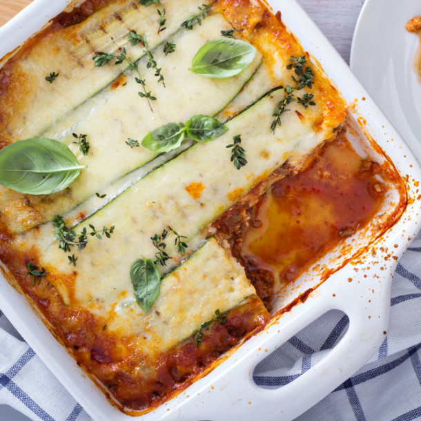 Lasagnes aux courgettes et au chèvre au Thermomix 