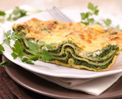 Lasagnes aux épinards faciles
