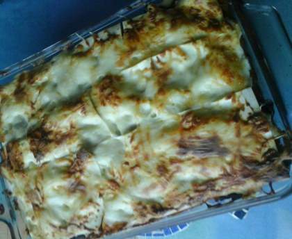Lasagnes de blettes au curry de thon