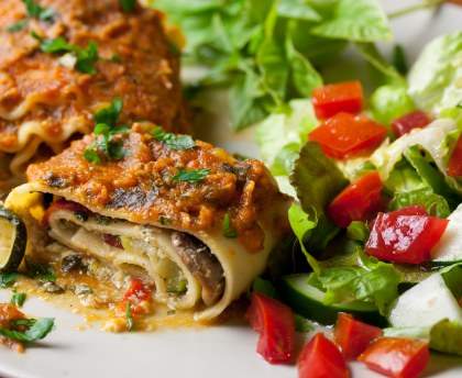 Lasagnes faciles à la ratatouille