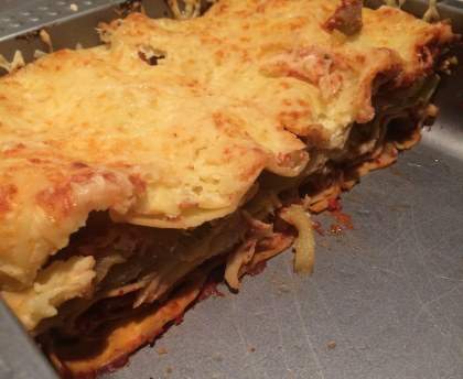 Lasagnes végétariennes au chèvre