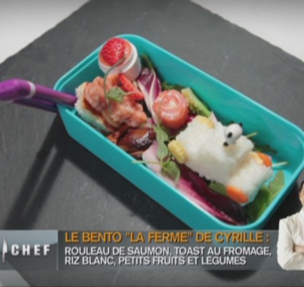 Le bento des animaux de la ferme