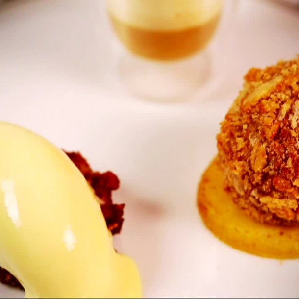 Le camembert en trois textures et trois températures