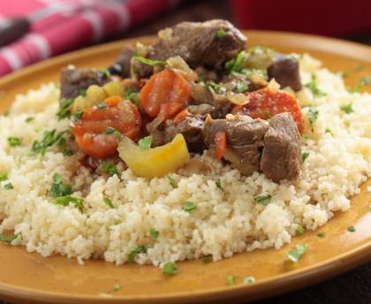 Le couscous d'Ahmed et Nadia (Maroc)