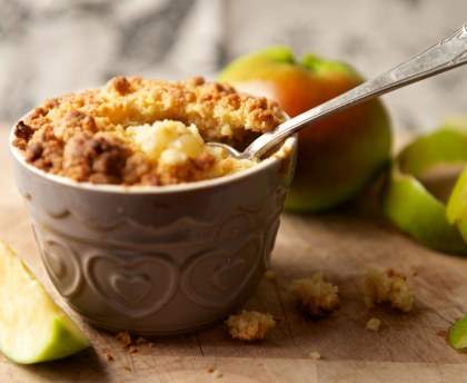 Le 'crumble light' de Jeanne 