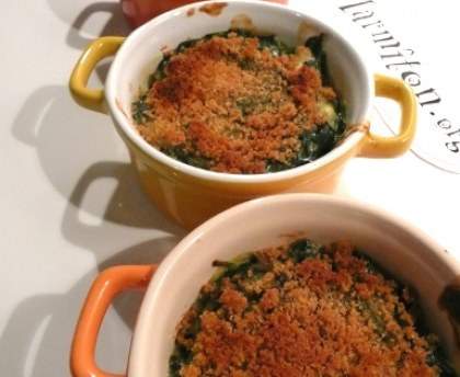 Le gratin d'épinard aux oeufs de Maman