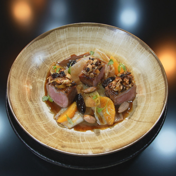 Le miel dans la cuisson d'un plat par Mohamed Cheikh dans Objectif Top Chef
