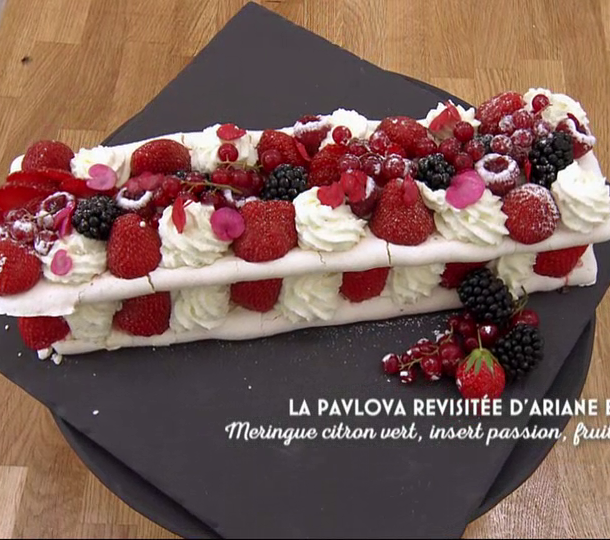 Le pavlova façon mille-feuille d'Ariane Brodier