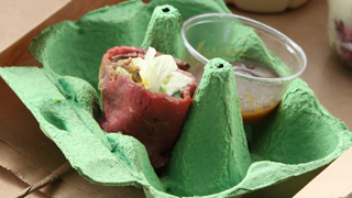 Le pic-street : maki rosbif et fromage