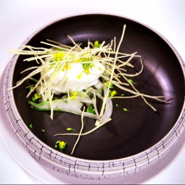 Le sorbet chèvre et fenouil