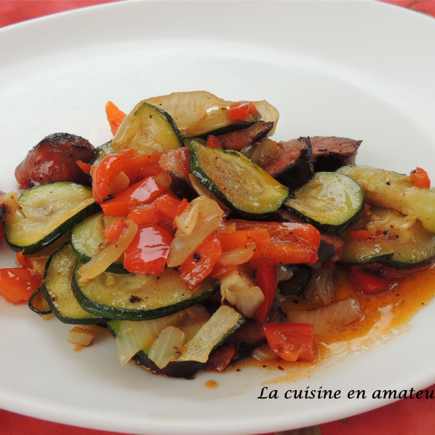 Légumes au chorizo