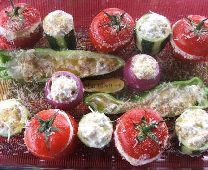 Légumes farcis au fromage
