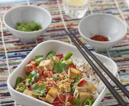 Légumes sautés au tofu