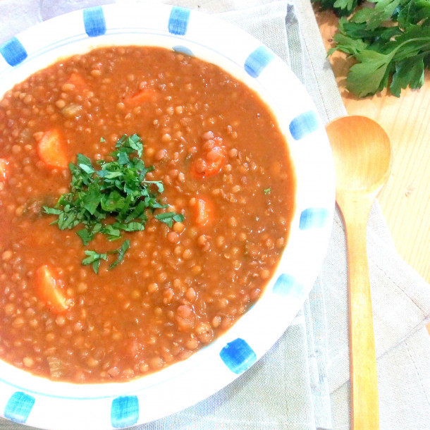 Lentilles aux mélanges d'épices