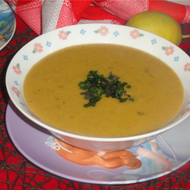 Lentilles corail aux légumes curry et coriandre