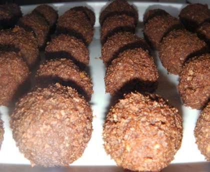 Les Bolas (boules chocolat et noix de coco)