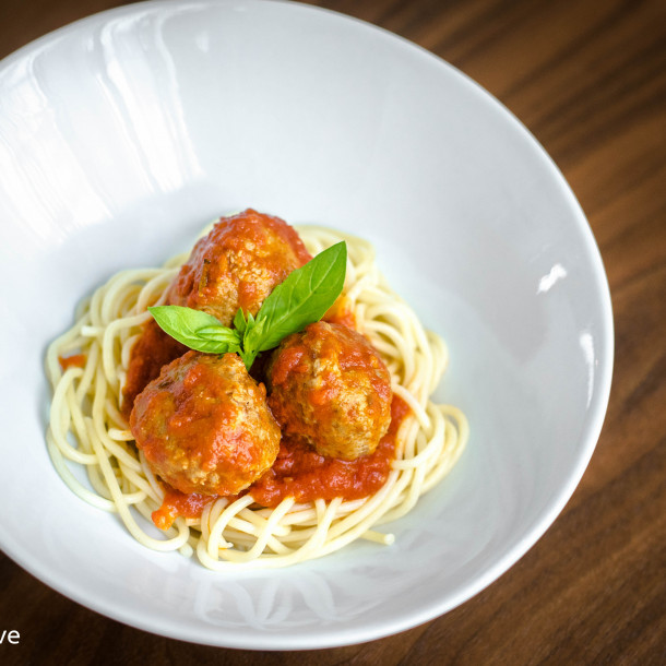 Les polpettes à la sauce tomate