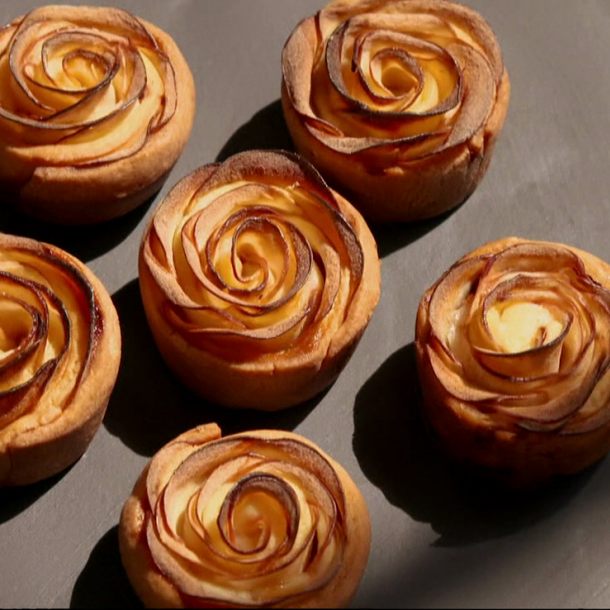 Les roses aux pommes de Jacqueline : Le Meilleur Pâtissier saison 5 