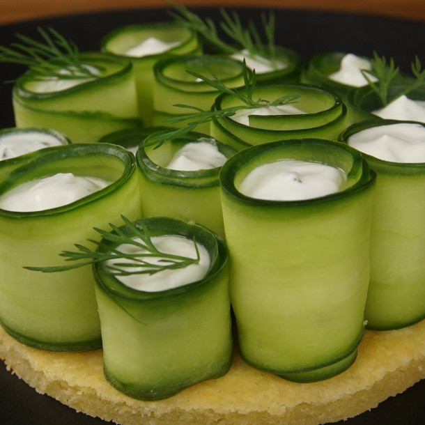 Les rouleaux de tzatziki de Frédéric Charlet