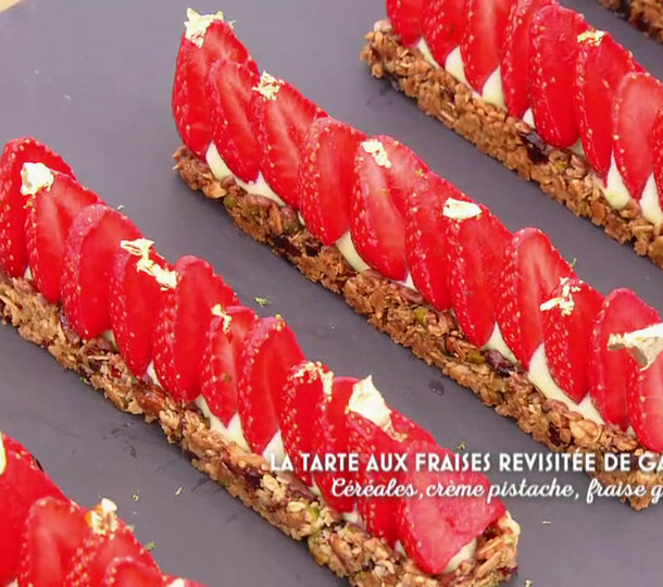 Ma barre de céréales aux fraises