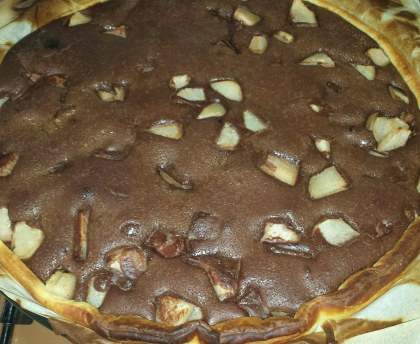 Ma tarte poire choco