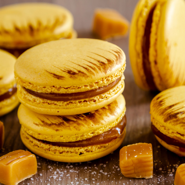 Macaron caramel beurre salé