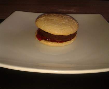Macaron "hamburger"
