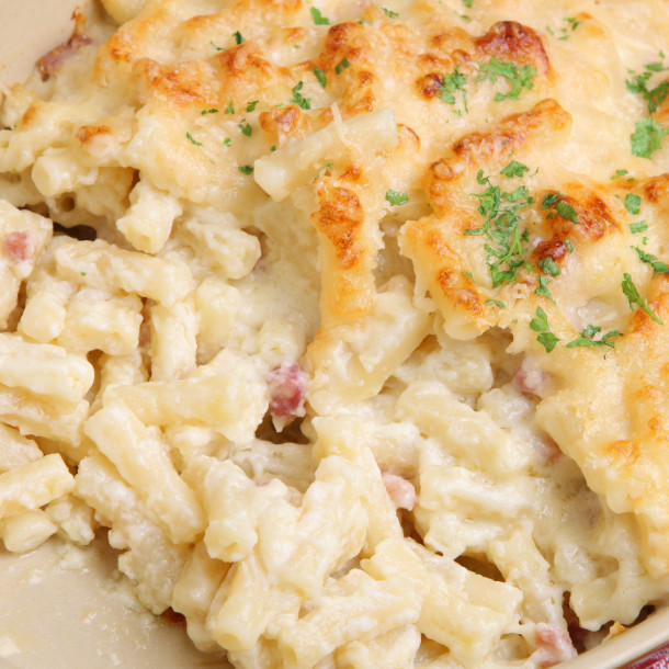 Macaronis façon tartiflette