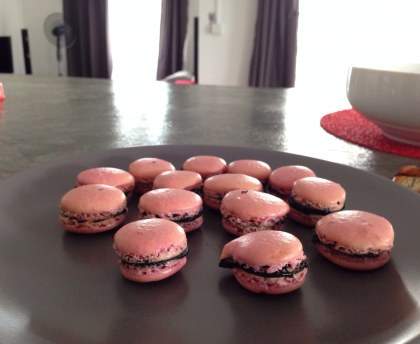 Macarons à la crème de chocolat