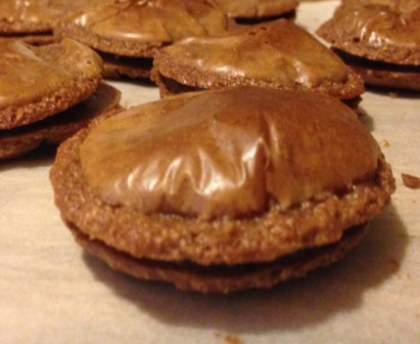 Macarons à la pâte à tartiner