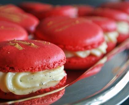Macarons à la vanille