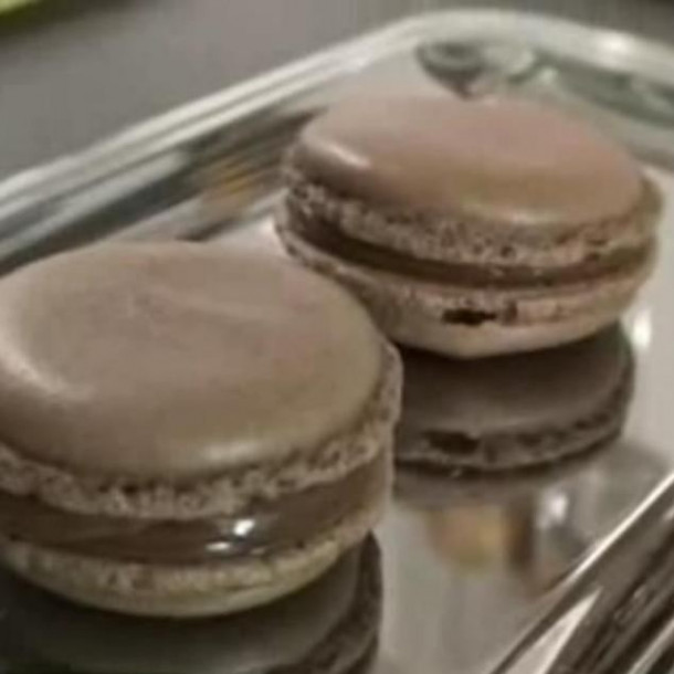 Macarons au chocolat minutes