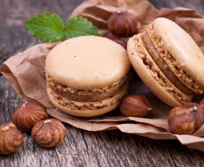 Macarons aux noisettes
