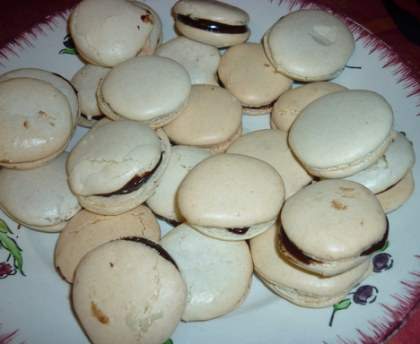 Macarons chocolat-café