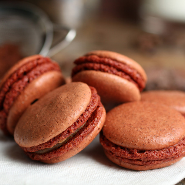 Macarons chocolat orange