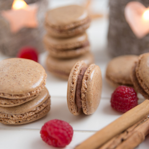 Macarons épicés au chocolat