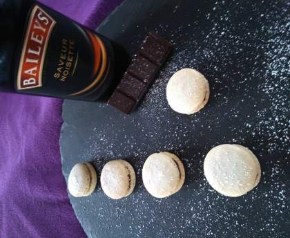 Macarons noisette / Bailey's