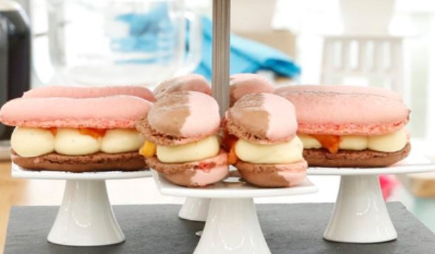 Macarons poivre papaye