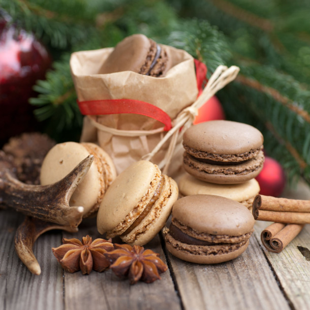Macarons tout chocolat