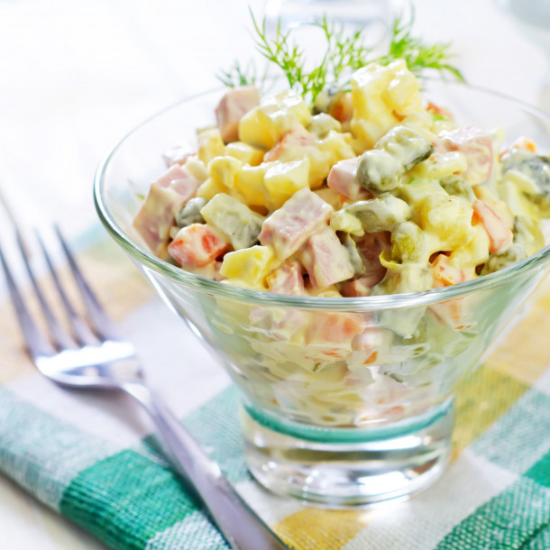 Macédoine de légumes aux saucisses Knacki®