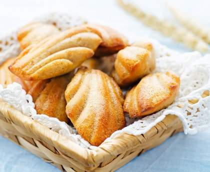 madeleine à la vanille