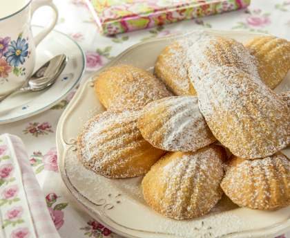 Madeleines à la vanille sans sucre