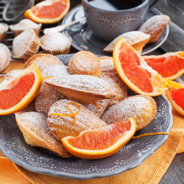 Madeleines à l'orange à ma façon